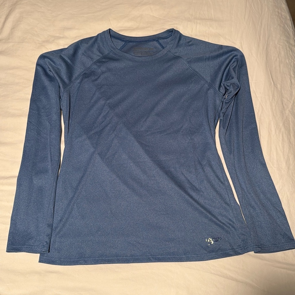 Speedo Heathered Rash Guard - UPF 50+, Long Sleeve -new never worn